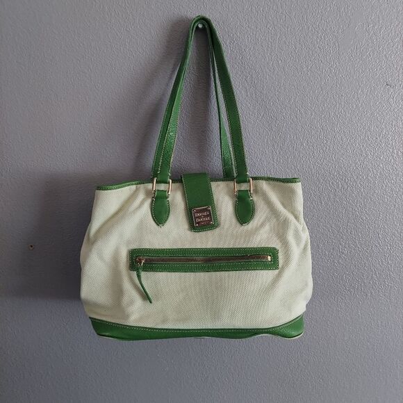 Dooney & Bourke Green Satchel - Picture 1 of 11
